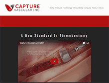 Tablet Screenshot of capturevascular.com
